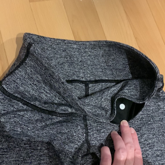 Lululemon Wunder Under Heathered Black & Grey Low-Rise leggings - size 4 - Picture 6 of 16